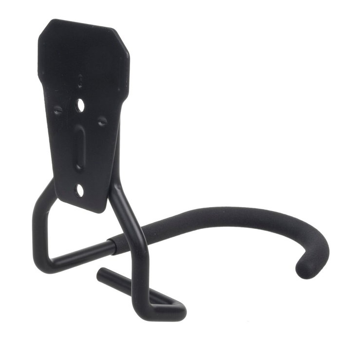 Apoyo para bicicleta maclean soporte de pared para bicicleta gancho de almacenamiento de acero vertical 20kg garaje "
