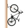 Apoyo para bicicleta maclean soporte de pared para bicicleta gancho de almacenamiento de acero vertical 20kg garaje "