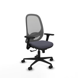 PIQUERAS Y CRESPO Silla de oficina Cilanco con mecanismo Sincro y Brazos 3D