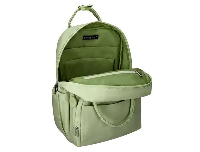 Antartik Mochila Glow Bags Verde 25 l con acolchado para portátil 15'