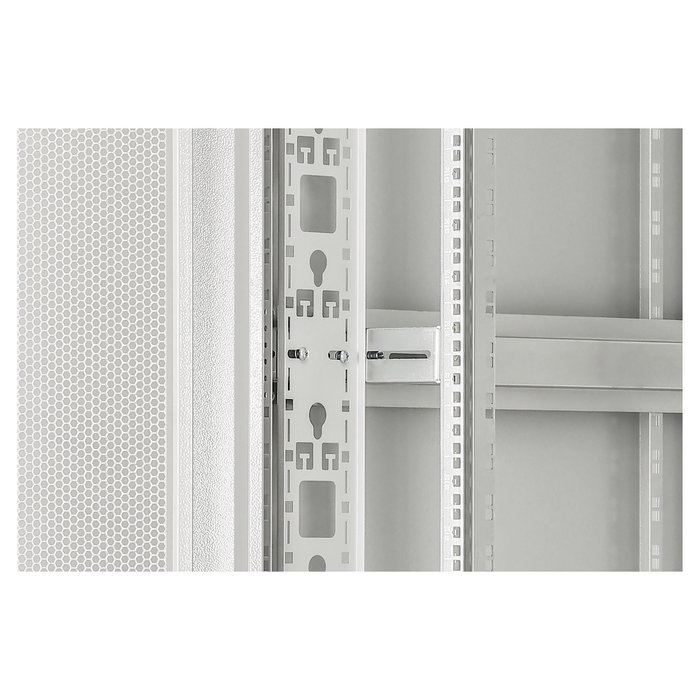 Digitus Armario para Servidor Unique Server-N 42HE, Rack Independiente 42U, Capacidad 1200 kg, 2053x800x1200 mm, Gris, Incluye Gestión de Cables y Patas Ajustables