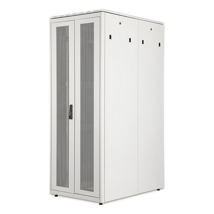 Digitus Armario para Servidor Unique Server-N 42HE, Rack Independiente 42U, Capacidad 1200 kg, 2053x800x1200 mm, Gris, Incluye Gestión de Cables y Patas Ajustables