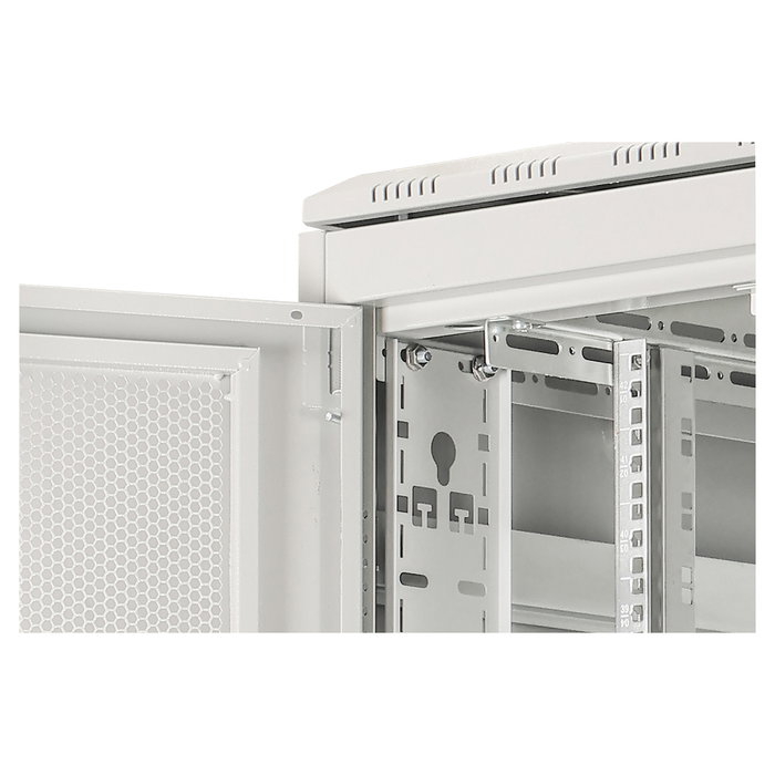 Digitus Armario para Servidor Unique Server-N 42HE, Rack Independiente 42U, Capacidad 1200 kg, 2053x800x1200 mm, Gris, Incluye Gestión de Cables y Patas Ajustables
