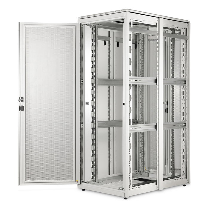Digitus Armario para Servidor Unique Server-N 42HE, Rack Independiente 42U, Capacidad 1200 kg, 2053x800x1200 mm, Gris, Incluye Gestión de Cables y Patas Ajustables