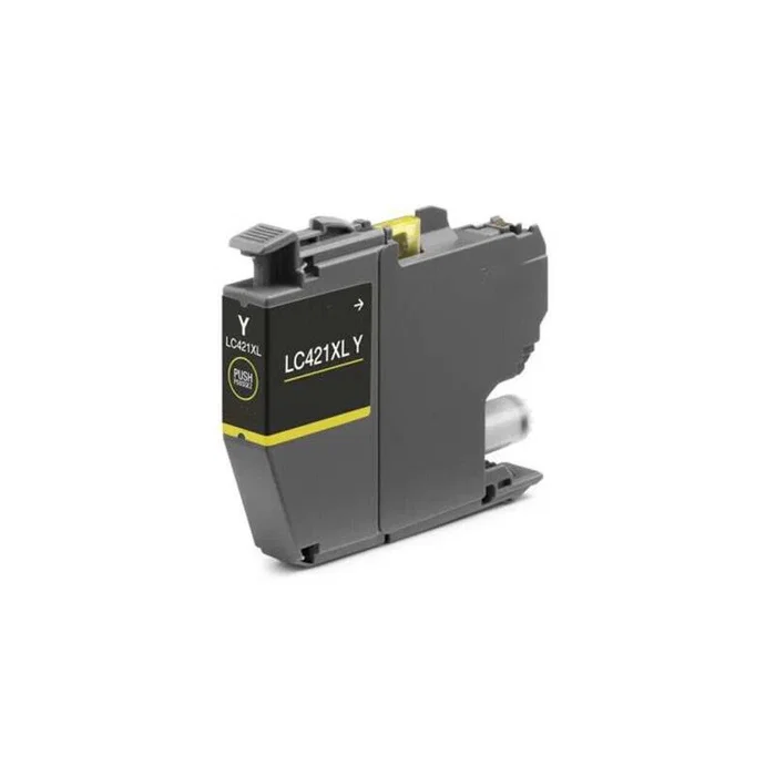 Brother LC421XL/LC421XLY - Cartucho de Tinta Genérico de Alta Calidad, Compatible con Impresoras Brother