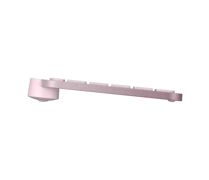 Logitech MX Keys Mini 920,010481 - Teclado Inalámbrico RF + Bluetooth, Formato Mini, QWERTZ Alemán, Retroiluminación LED, Color Rosa - Para Oficina, Windows, macOS, Linux