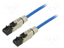 TELEGÄRTNER Patch Cord Cat 8.1 S/FTP Azul 0,5m