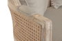 DKD Home Decor Sillón de Madera y Enea en Verde Claro y Natural