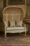 DKD Home Decor Sillón de Madera y Enea en Verde Claro y Natural
