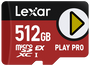 Lexar LMSXPS0512G-BNNNG microSDXC 512 GB U3 V30 Tarjeta de Memoria