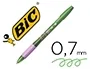 Bic Boligrafo Gelocity Illusion Borrable Verde Punta 0,7 mm