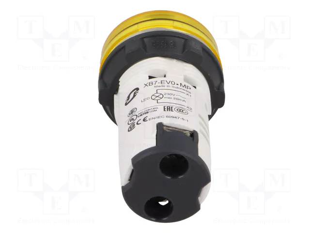 SCHNEIDER ELECTRIC Lámpara de control Harmony XB7 LED Amarilla 230V SCHNEIDER ELECTRIC Lámpara de control Harmony XB7 LED Amarilla 230V