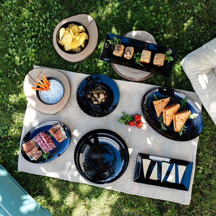 Plato Llano Melamina Select Basic Quid 25 cm (24 Unidades)