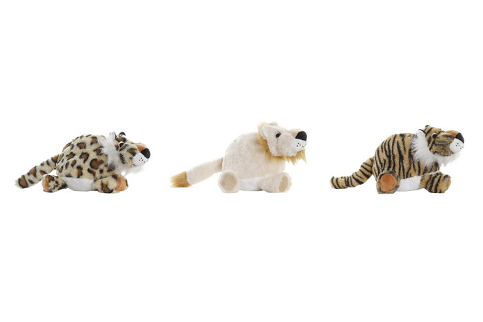 DKD Home Decor Peluche Beige Marron 15 x 23 x 15 cm DKD Home Decor Peluche Beige Marron 15 x 23 x 15 cm