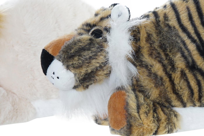 DKD Home Decor Peluche Beige Marron 15 x 23 x 15 cm DKD Home Decor Peluche Beige Marron 15 x 23 x 15 cm