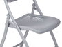 Giftdecor Silla Plegable Gris 108x13x50 cm (Set de 4)
