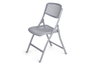 Giftdecor Silla Plegable Gris 108x13x50 cm (Set de 4)