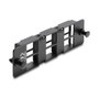 DeLOCK Panel adaptador para módulos Keystone 6 puertos negro