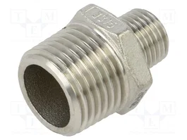 GEBO Niple de reducción macho-macho G 1/2 x G 1/4 serie G316