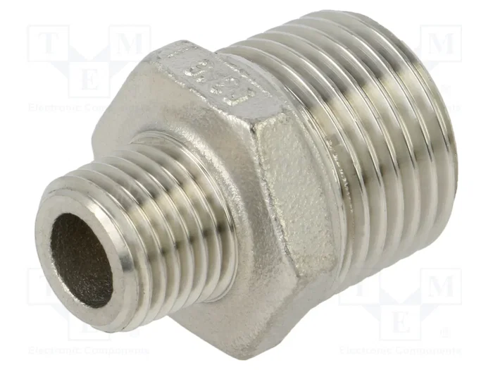 GEBO Niple de reducción macho-macho G 1/2 x G 1/4 serie G316