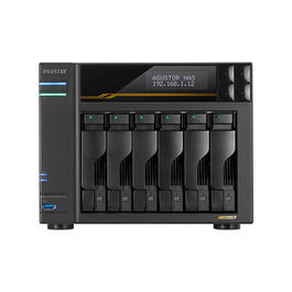 Asustor Lockerstor 6 Gen3 AS6806T NAS 6 Bahías Escritorio AMD Ryzen DDR5 16GB