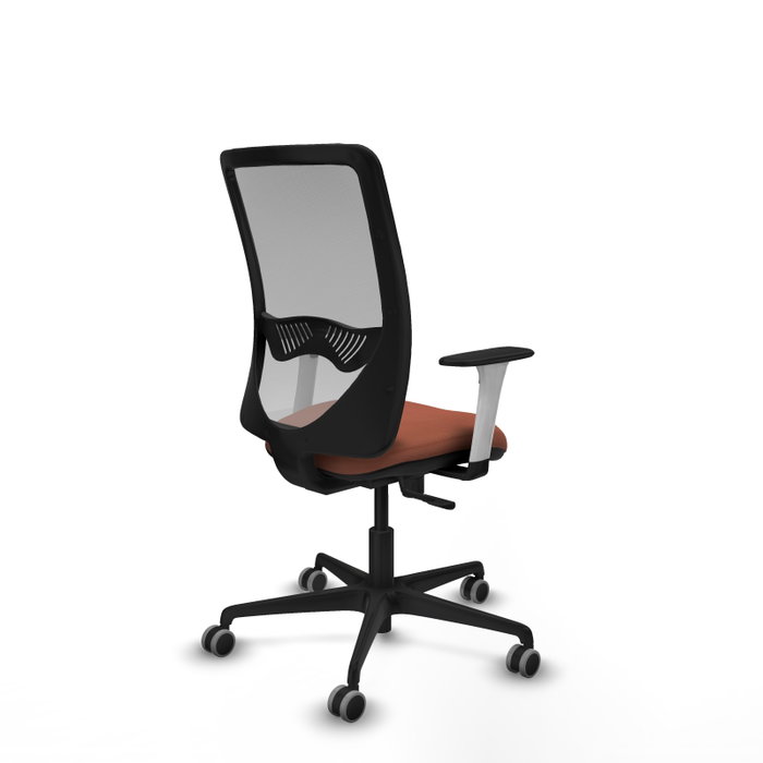 PIQUERAS Y CRESPO Silla de oficina Zulema con mecanismo Sincro, Marrón y Gris PIQUERAS Y CRESPO Silla de oficina Zulema con mecanismo Sincro, Marrón y Gris
