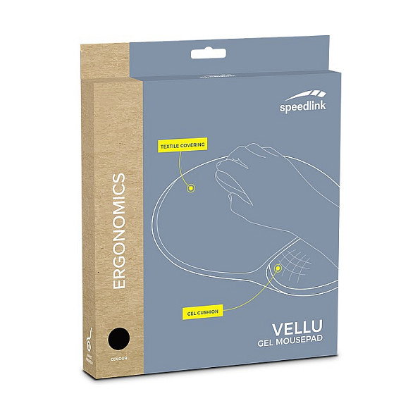 Speedlink VELLU Gel Mousepad negro Speedlink VELLU Gel Mousepad negro