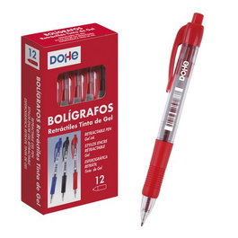 Roller Gel Rt. Dohe Gel 0,7 Mm Rojo (Set de 12)