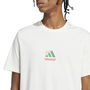 Camiseta de Manga Corta Hombre Adidas Pizza Blanco 13-14 Años