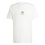 Camiseta de Manga Corta Hombre Adidas Pizza Blanco 13-14 Años