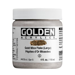 Golden Colores Acrílicos Oro Mica Flake (Grueso) 118ml