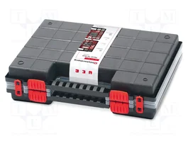 KISTENBERG Contenedor Doble Norb Duo con Cajitas Negro