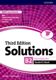 OXFORD UNIVERSITY PRESS, SOLUTIONS INTERMEDIATE PLUS STUDENT'S BOOK THIRD EDITION 2017