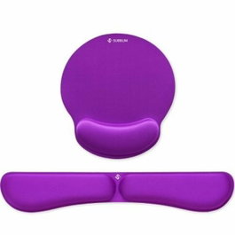 Subblim Pack Ergo MemoryFlex Púrpura (Alfombrilla y Reposamuñecas)