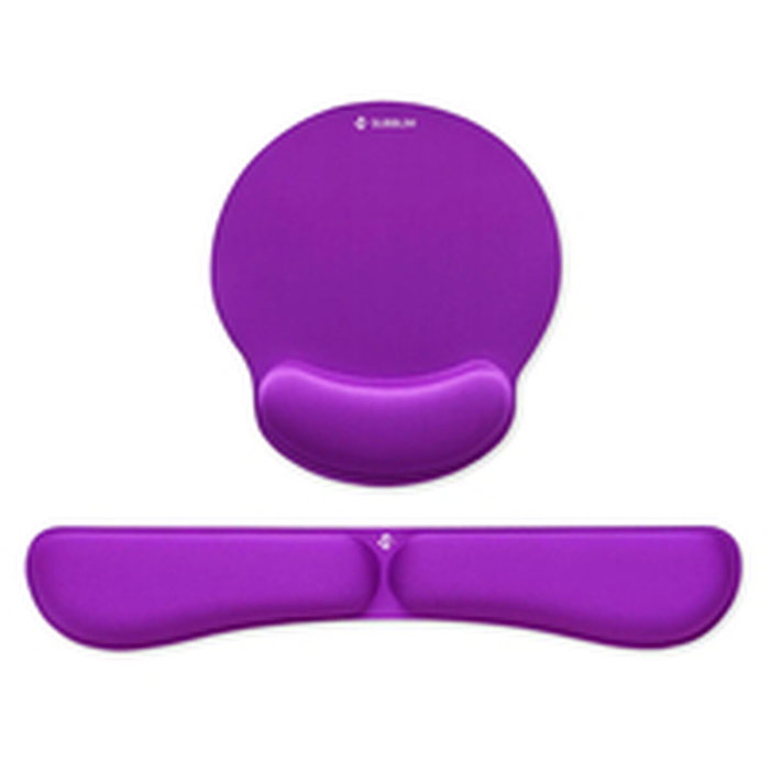 Subblim Pack Ergo MemoryFlex Púrpura (Alfombrilla y Reposamuñecas)