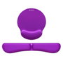 Subblim Pack Ergo MemoryFlex Púrpura (Alfombrilla y Reposamuñecas)