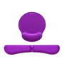 Subblim Pack Ergo MemoryFlex Púrpura (Alfombrilla y Reposamuñecas)