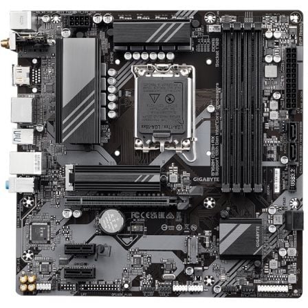 Gigabyte 9MB76M3X5-00-12 Placa Base B760M DS3H AX Socket LGA1700 Micro ATX para Intel 14ª/13ª/12ª Gen, DDR5, Wi-Fi 6E, LAN 2.5GbE
