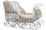 DKD Home Decor Trineo Navidad Blanco 46 x 62 x 90 cm