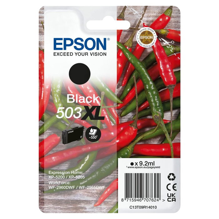 Epson 503XL Cartucho de Tinta Original Negro XL Epson 503XL Cartucho de Tinta Original Negro XL