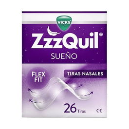 ZZZQUIL Sueño 26 Tiras Nasales