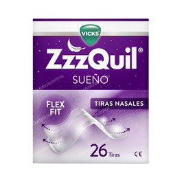 ZZZQUIL Sueño 26 Tiras Nasales