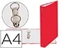 Exacompta Carpeta de 2 anillas 30mm DIN A4 en cartón forrado rojo