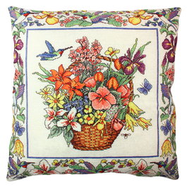 Aberto Design Cojín A11839 43 x 43 cm con Funda Lavable y Relleno de Silicona para Máximo Confort