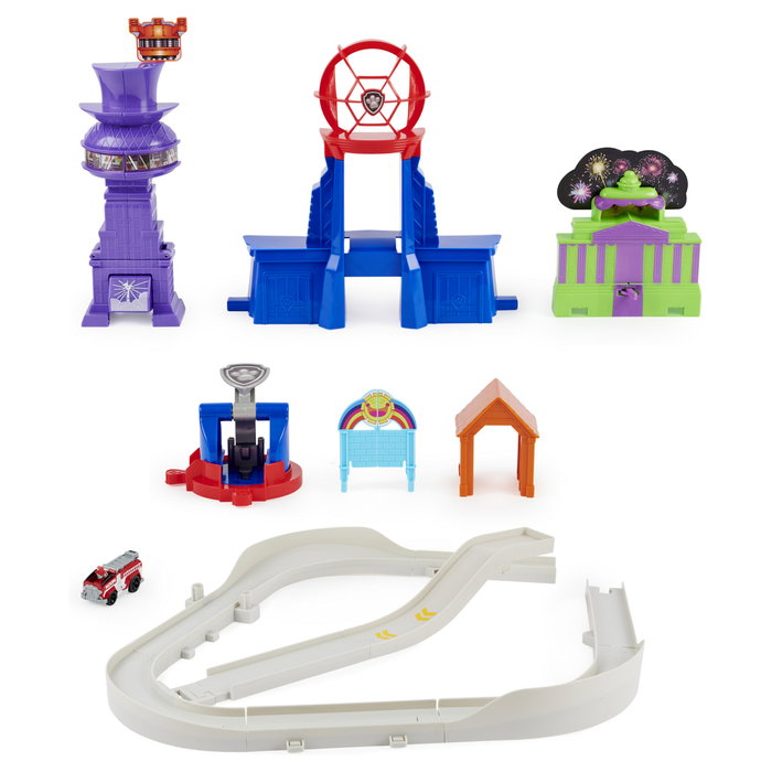 Spin Master Paw Patrol True Metal Total City Rescue Set de Pistas - Vehículo Exclusivo Marshall Escala 1:55 - Juguete para Niños +3 Años Spin Master Paw Patrol True Metal Total City Rescue Set de Pistas - Vehículo Exclusivo Marshall Escala 1:55 - Juguete para Niños +3 Años