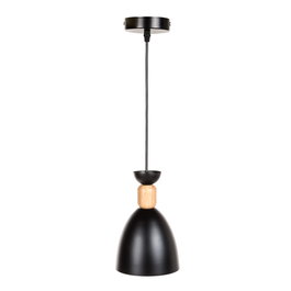 Zuri Lámpara Colgante Negra E27