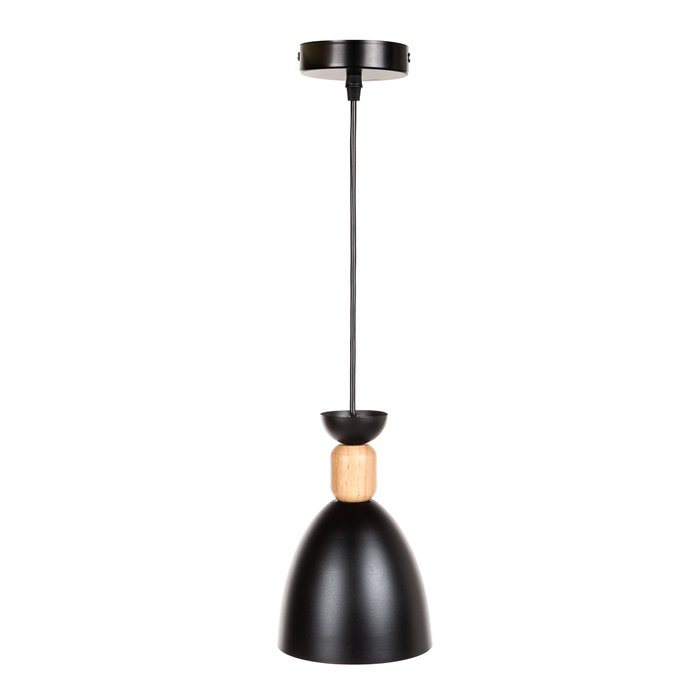 Zuri Lámpara Colgante Negra E27