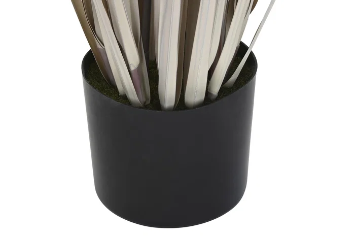 DKD Home Decor Planta PVC Junco Gris Claro 45x45x150 cm