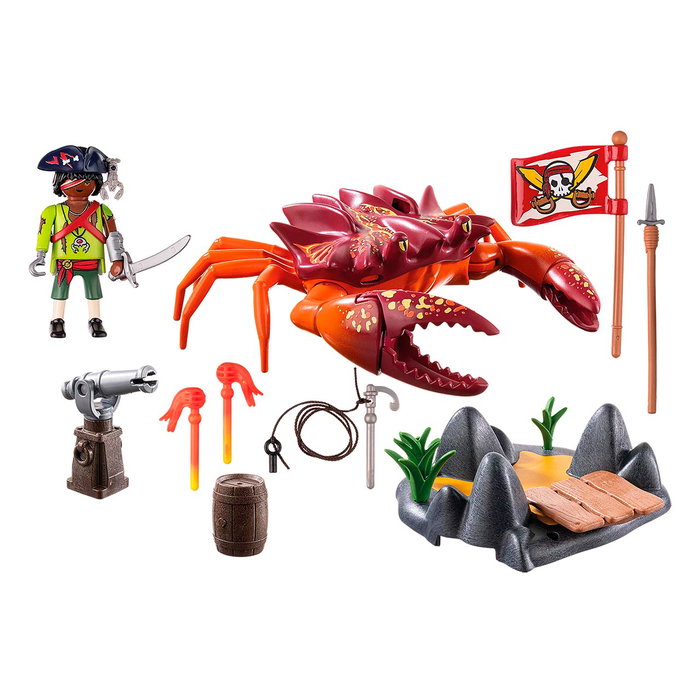 Playmobil Batalla con el Cangrejo Gigante - Pirates 71532 +4 años