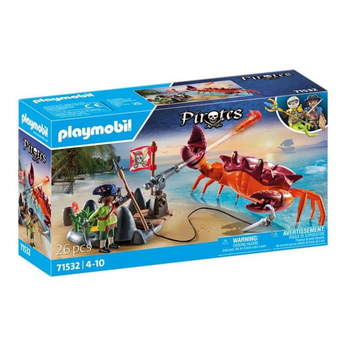 PLAYMOBIL Batalla con el Cangrejo Gigante 71532 Piratas
